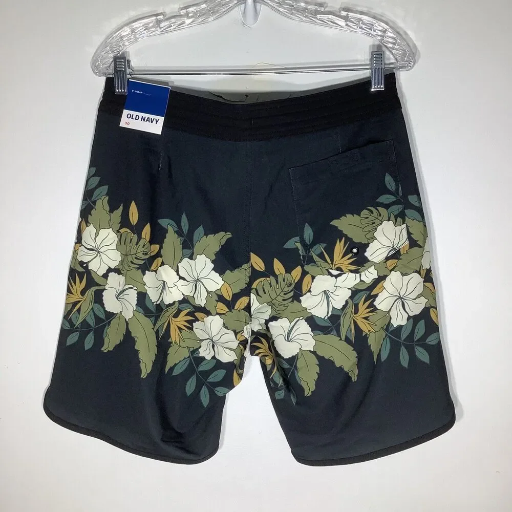 Old Navy Mens Floral Board Shorts Size‎ 30 NWT